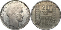 Frankreich 20 Francs 1933 ss-vz 311.83 元  ＋  233.87 元 运费