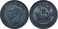 Gro&szlig;britannien 1 Shilling 1&szlig;39,1940,1942,1943 Georg VI ss 77.96 元  ＋  233.87 元 运费