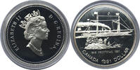 Kanada 1 Dollar 1991 in Kapsel Frantenac PP- 304.04 元  ＋  233.87 元 运费