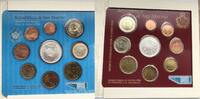 San Marino 1 cent bis 5 Euro (8,88) Kursmünzensatz im Blister insg. 9 mit 5 Euro Silber Melchiorre Delfico -