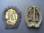 Deutsches Reich Turn- und Sportabzeichen in Gold 1934 Hersteller H. Wernstein Jena Löbstedt D.R.G.M. 33918 EF
