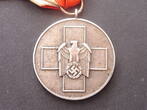 Drittes Reich Medaille für deutsche Volkspflege am Band 1939 3. Stufe. Band Original VF+