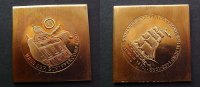 DDR Medaille Klippe 500 J. Schiffercomp.Stralsund -