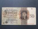 50 Reichsmark 1924 Weimaer Republik  IV