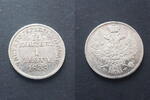 Polen unter Russland 15 Kopeken zu 1 Zloty Warschau -