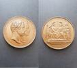 Medaille Silberhochzeit 1843 1843 Anhalt Dessau Leopold Friedrich 1817-1871 vzgl+