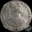 Spain / Bolivia 1808 8 REALES – Carlos IV – POTOSÍ PJ NGC UNC Details