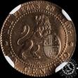 Spain 1870 1 CÉNTIMO – Provisional Government NGC MS 63 RB
