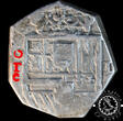 SPAIN 2 REALES 1611 - Philip III - Toledo - C - (Very Rare) VF25