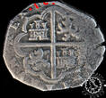 SPAIN 4 REALES 1613 - Philip III - Segovia - B (TB) (Very Rare) VF20