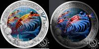 AUSTRIA 3 EURO Leuchtgarnele -