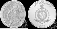 Niue 10 DOLLARS 3 Ounce Silver Proof Case - Wonder Woman - -