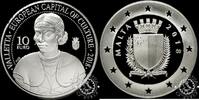 Malta 10 EURO 10 EUROS PROOF – Valletta European Capital Of Culture -