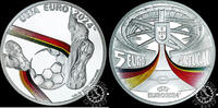 Portugal 5 EURO 5 EURO SILVER PROOF – UEFA Euro 2024 – PORTUGAL -
