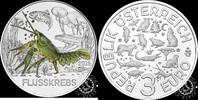 Austria 3 EURO 3 EURO – Flusskrebs (Crayfish) -