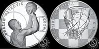 Croatia 6 EURO 6 EURO – 2 Silver Ounces – Drazen Petrovic -