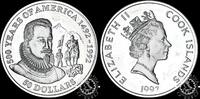 Cook Islands 50 DOLLARS 50 DOLLARS – Pedro de Valdivia -