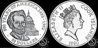 Cook Islands 50 DOLLARS 50 DOLLARS – Abraham Lincoln -
