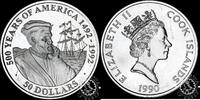 Cook Islands 50 DOLLARS 50 DOLLARS – Jaques Cartier -