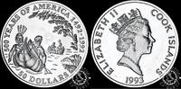 Cook Islands 50 DOLLARS 50 DOLLARS – Father Jacques Marquette -
