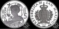 San Marino 5 EURO 5 EURO – Giacomo Puccini -