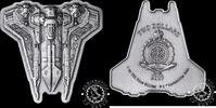 Niue 2 DOLLARS – 1 Silver Ounce – The Mandalorian – Gauntlet Starfighter -