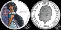 Niue 2 DOLLARS – 1 Silver Ounce – Disney Princess – JASMINE -