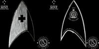 Niue 2 DOLLARS – 1 Oz Plata PROOF – STAR TREK – Medical Insignia – -