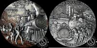 Niue 5 DOLLARS – 3 Silver Ounces – Around the World in 80 Days – -
