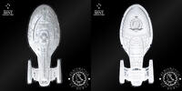 Niue 5 DOLLARS – 3 Silver Ounces – STAR TREK – U.S.S. Voyager NCC-74656 – -