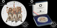 Croatia 8 EURO – 8 EURO – 5 SILVER OUNCES – Halubje Bell Ringers – -