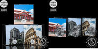 France 3 x 10 EURO – 3 SILVER COIN PACK – Unesco – -