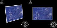 Niue 2 DOLLARS – 1 Silver Ounce – STAR WARS – Darth Vader Helmet Blueprint Foil – -