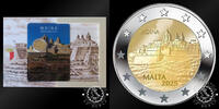 Malta 2 EURO COMMEMORATIVE 2 Euro Commemorative – Official Coincard – Mdina – -