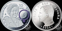 Spain 10 EURO 10 EURO Proof Case – Margarita Salas -