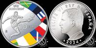 Spain 10 EURO 10 EURO Proof Case – Germany UEFA Euro 2024 -