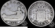 SPAIN 50 CENTIMOS - Provisional Government - Madrid -