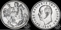 Greece 20 DRACHMA 1960 20 DRACHMA – Paul I UNC- 46.51 US$  +  46.57 US$ shipping