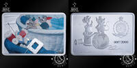 Niue 2 DOLLARS – 1 Silver Ounce – CINDERELLA – Jac & Gus – -