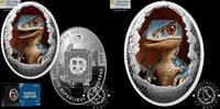 Niue 1 DOLLAR 500 CFA - Dinosauria - Velociraptor - MENNICA POLSKA - -