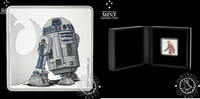 New Zealand SILVER MEDAL SILVER MEDAL - STAR WARS - Luke Skywalker & R2D2 - AGORO - -