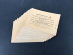 DDR Posten mit 10x MH 4 c 1 postfrisch MiNr. MH 4 c 1 postfrisch