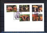 Guyana 3680-3684, Block 142-143 Pilze Ersttagesbrief/FDC MiNr. 3680-3684, Block 142-143 Pilze Ersttagesbrief/FDC BU