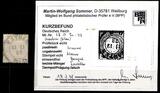 Deutsches Reich 18 gestempelt Kurzbefund Sommer BPP MiNr. 18 gestempelt Kurzbefund Sommer BPP