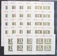 Schweiz Lot Block 17 postfrisch 64 Stück mit ca. 2.240,- Euro Katalogwert MiNr. Lot Block 17 postfrisch 64 Stück mit ca. 2.240,-