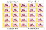 Ajman 189-198 postfrisch als 25er Bögen, Olympiade Mexiko 1968 MiNr. 189-198 postfrisch als 25er Bögen, Olympiade Mexiko 1968