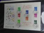 Frankreich und Gebiete FDCs ab 2002 besammelt im Ringbinder