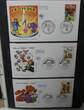 Frankreich und Gebiete FDCs ab 2002 besammelt im Ringbinder
