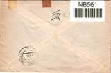 Deutsches Reich 842 u.a. auf Brief seltene portogerechte Destination