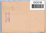 Berlin 1, 4 auf Postkarte Luftbrückenstempel